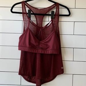 ALO matching tank and bra
